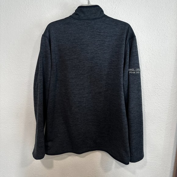 North Face Full Zip Sweatshirt Slate Gray Blue Zip Pockets EUC Mens Size Large - Picture 2 of 8